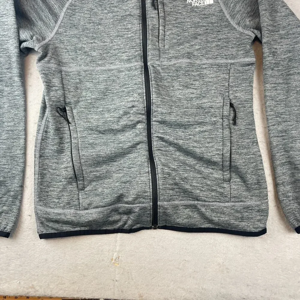 The North Face Mens Sz S Canyonlands Full-Zip Hoodie Jacket Heathered Gray